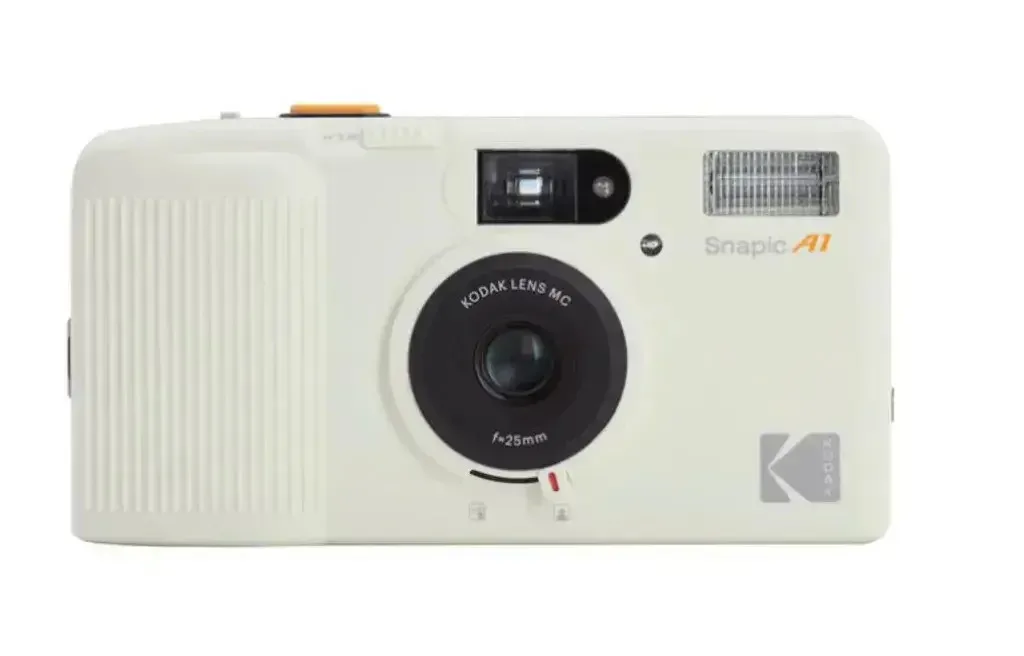 20260424181446_kodak_snapic_a1_fotografiki_michani_me_film_white_motorized.jpeg Kodak Snapic A1 Φωτογραφική Μηχανή με Film White motorized - Image 1