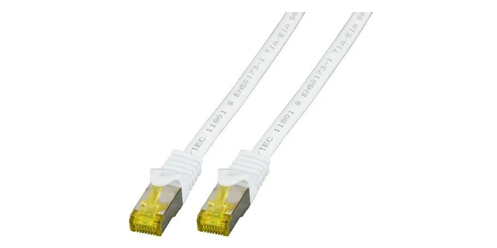 EFB S/FTP Cat.6a (Gigabit) Καλώδιο Δικτύου Ethernet 1.5m Λευκό MK7001.1,5W - Image 1