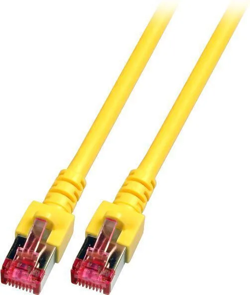 EFB S/FTP Cat.6a (Gigabit) Καλώδιο Δικτύου Ethernet 1.5m Κίτρινο K5511.1,5 - Image 1