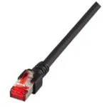 EFB S/FTP Cat.6 (Gigabit) Καλώδιο Δικτύου Ethernet 2m Μαύρο K5515.2