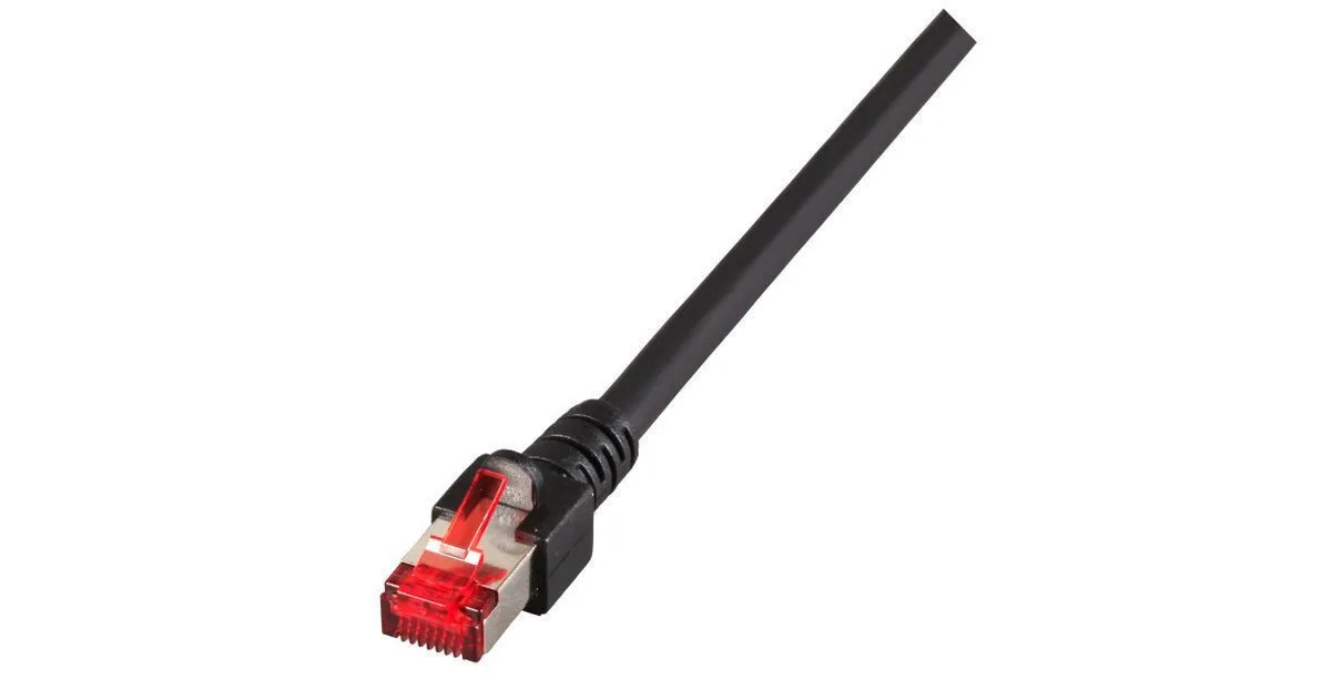 EFB S/FTP Cat.6 (Gigabit) Καλώδιο Δικτύου Ethernet 2m Μαύρο K5515.2 - Image 1
