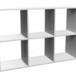 Βιβλιοθήκη Malax White 90x30x60εκ.