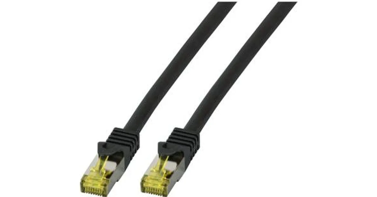 EFB S/FTP Cat.6a (Gigabit) Καλώδιο Δικτύου Ethernet 1.5m Μαύρο MK7001.1,5B - Image 1
