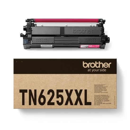 Brother TN-625XXL Γνήσιο Toner Laser Εκτυπωτή Ματζέντα Extra High Yield 6500 Σελίδων - Image 1
