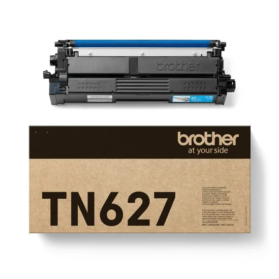 Brother TN-627 Γνήσιο Toner Laser Εκτυπωτή Κυανό 10000 Σελίδων - Image 1
