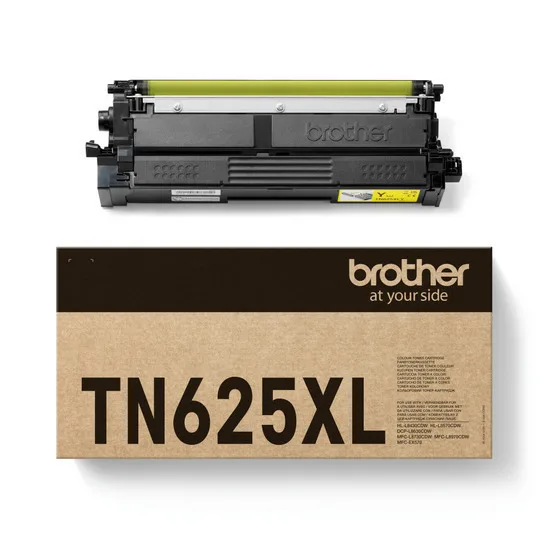 Brother TN-625XL Γνήσιο Toner Laser Εκτυπωτή Κίτρινο High Capacity 4500 Σελίδων - Image 1