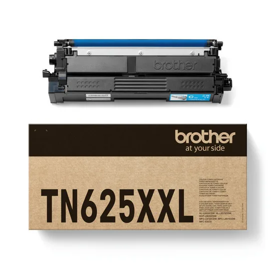 Brother TN-625XXL Γνήσιο Toner Laser Εκτυπωτή Κυανό Extra High Yield 6500 Σελίδων - Image 1