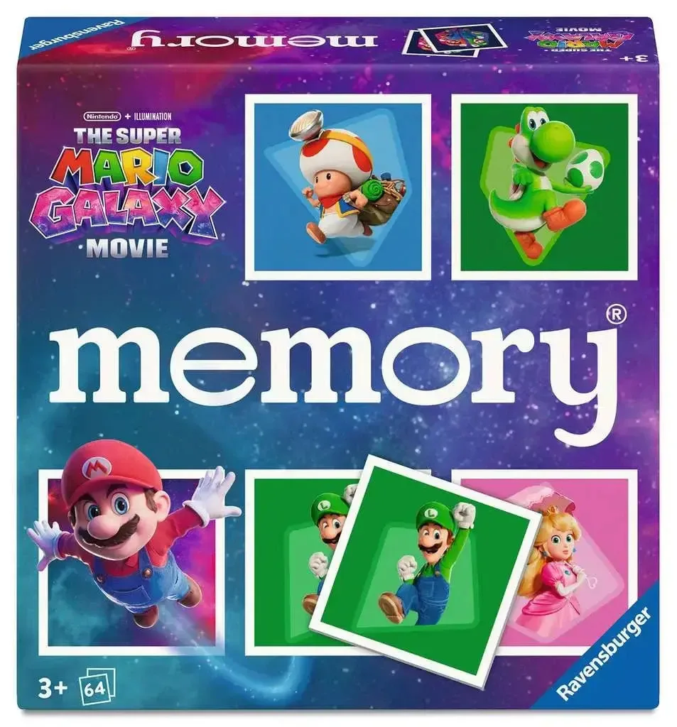 20260428115404_epitrapezio_paichnidi_the_super_mario_galaxy_movie_memory_3_eton_it_ravensburger.jpeg Επιτραπέζιο Παιχνίδι The Super Mario Galaxy Movie - Memory για 3+ Παίκτες 3+ Ετών (IT) Ravensburger - Image 1