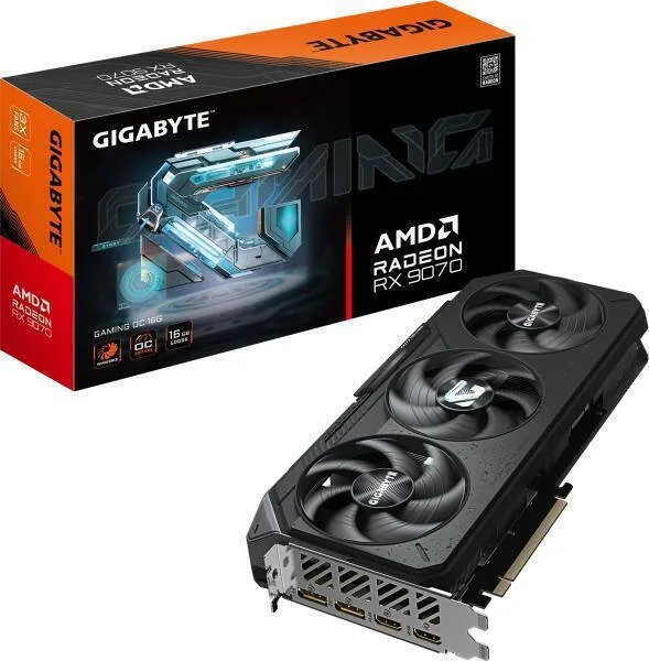 Gigabyte Radeon RX 9070 16GB GDDR6 Gaming Κάρτα Γραφικών GV-R9070GAMING-16GD - Image 1