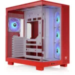 Thermaltake View 380 XL TG ARGB Gaming Midi Tower Κουτί Υπολογιστή με Πλαϊνό Παράθυρο Flaming Orange