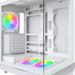 Montech Sky 3 Gaming Midi Tower Κουτί Υπολογιστή με Πλαϊνό Παράθυρο Λευκό