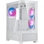 Silverstone Lucid 05 Gaming Midi Tower Κουτί Υπολογιστή με Πλαϊνό Παράθυρο και ARGB Φωτισμό Λευκό