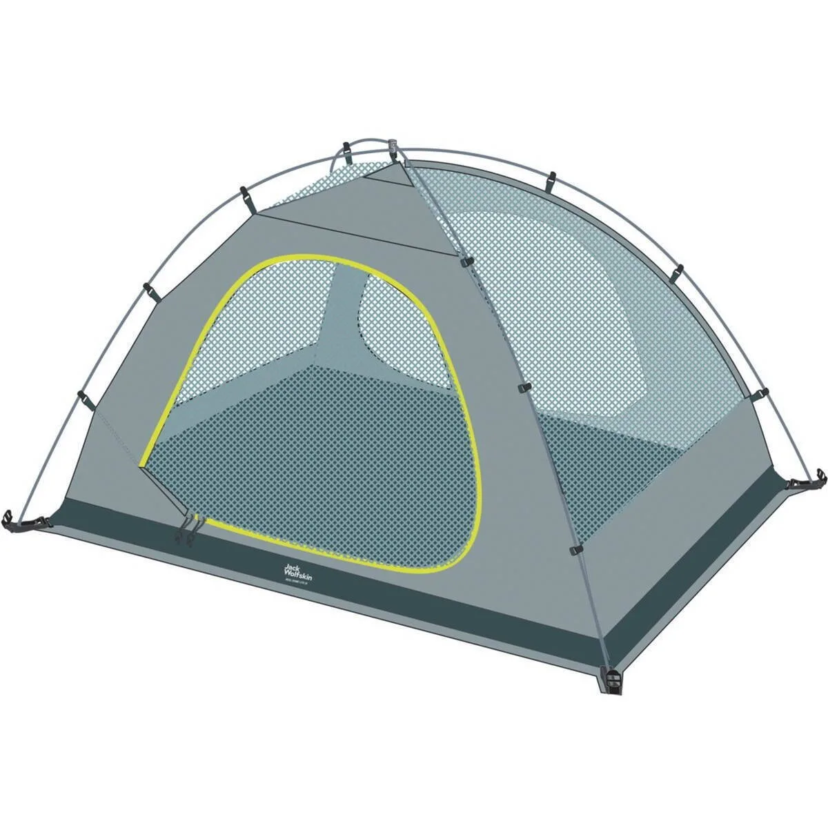20260429104935_jack_wolfskin_skini_camping_igloo_asimi_3008031_5155.jpeg Jack Wolfskin Καλοκαιρινή Σκηνή Camping Igloo Ασημί 3008031-5155 - Image 1