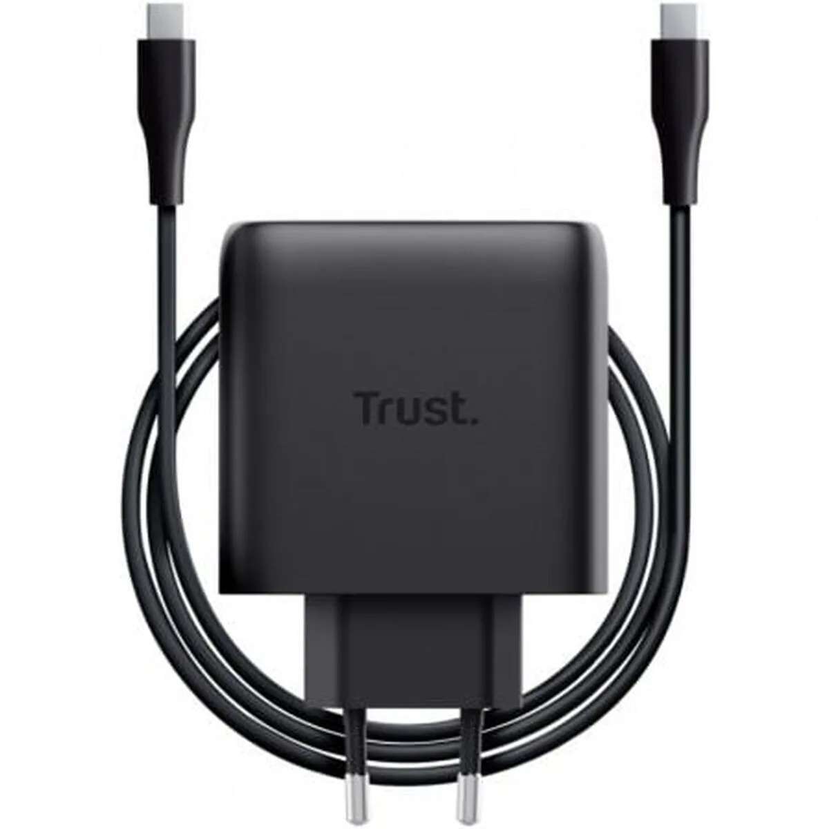 20260429132525_trust_fortistis_choris_kalodio_me_thyra_usb_c_65w_mayros_maxo.jpeg Trust Φορτιστής Χωρίς Καλώδιο με Θύρα USB-C 65W Μαύρος (Maxo) - Image 1