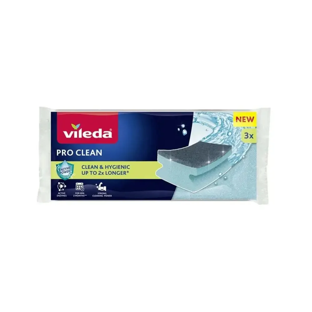 20260429165752_vileda_clean_179246_set_sfougaria_piaton_3tmch.jpeg Vileda Clean 179246 Σετ Σφουγγάρια Πιάτων 3τμχ - Image 1