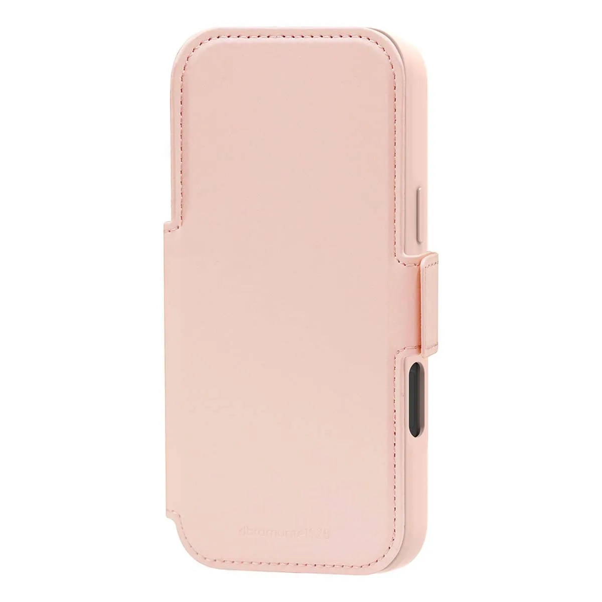 20260430124459_dbramante1928_wallet_case_stand_function_iphone_17_pro_max_icon_material_pink.jpeg Dbramante1928 Wallet Case Stand Function Iphone 17 Pro Max Icon Material Pink - Image 1