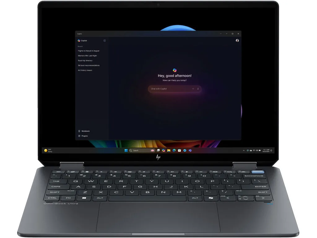 HP OmniBook X Flip 14" OLED FHD+ (Ultra 5-226V/16GB/512GB SSD + 16GB SSD/W11 Home) (International English Keyboard) - Image 1