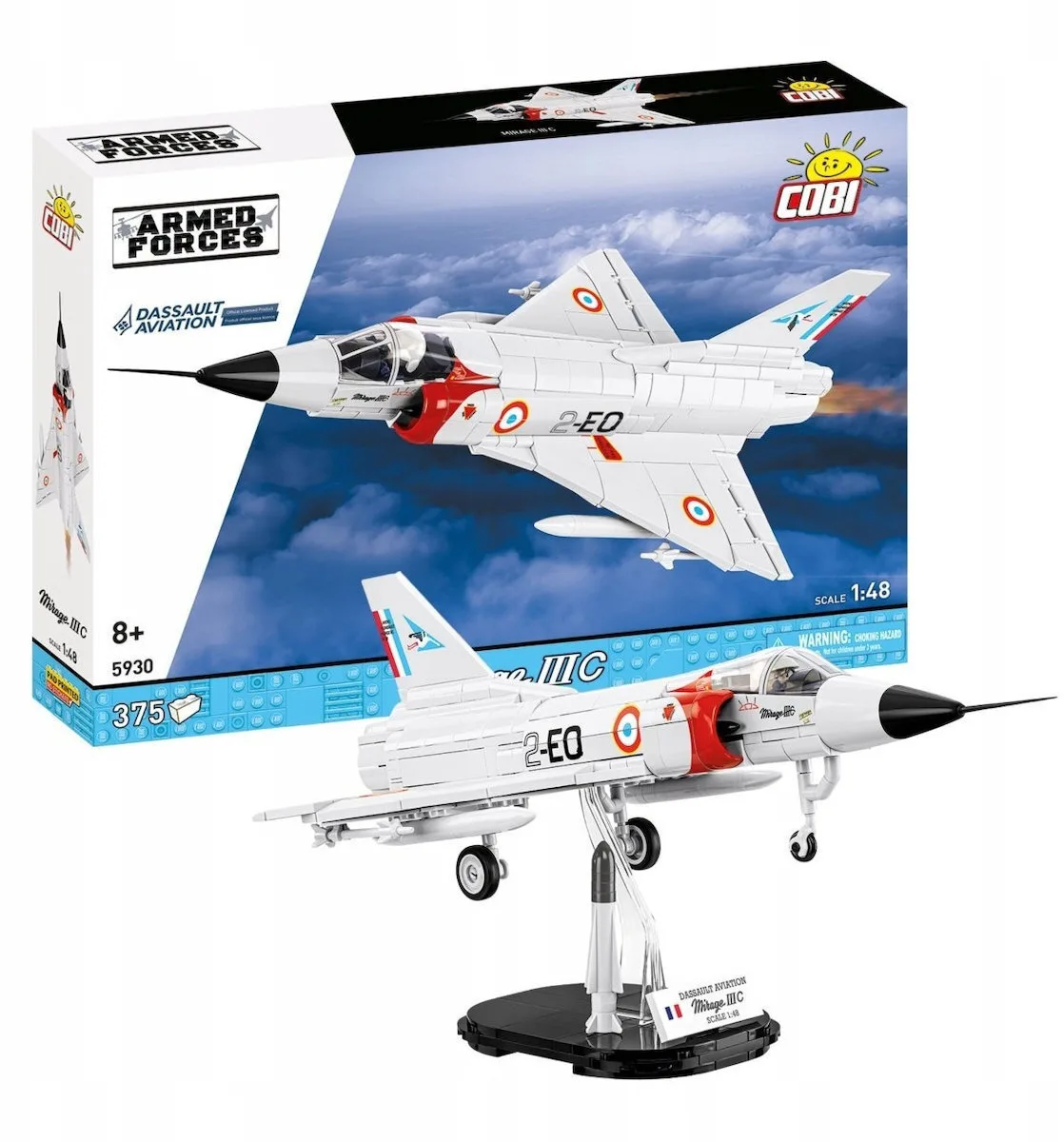 20260504132317_cobi_touvlakia_armed_forces_mirage_iii_c_gia_8_eton_375tmch.jpeg Cobi Τουβλάκια Armed Forces Mirage III C για 8+ Ετών 375τμχ - Image 1
