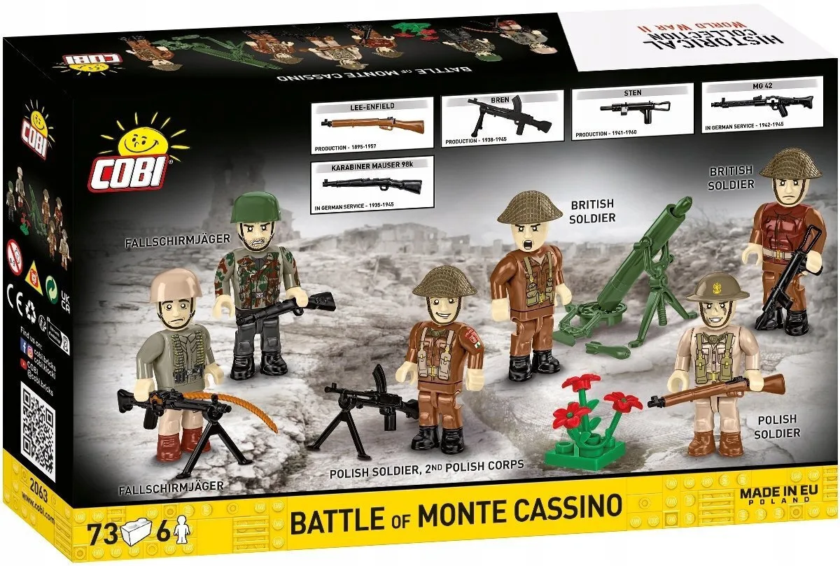 Cobi Τουβλάκια Blocks Battle of Monte Cassino για 6+ Ετών 73τμχ COBI-2063 - Image 1
