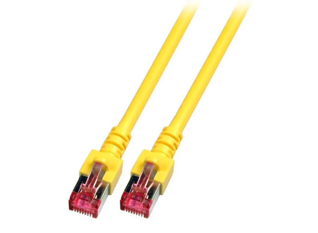 EFB S/FTP Cat.6 (Gigabit) Καλώδιο Δικτύου Ethernet 0.5m Κίτρινο K5511.0,5 - Image 1