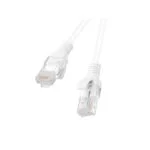 Lanberg U/UTP Cat.6 (Gigabit) Καλώδιο Δικτύου Ethernet 1m Λευκό PCU6-10CC-0100-W