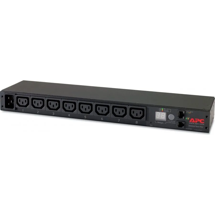 Rack Pdu Metered 1u 12a/208v 10a/230v 8 C13 - Image 1