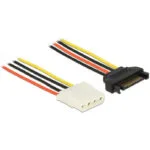 DeLock Pin Male 15-Pin Sata - Cable 0.5m 60137