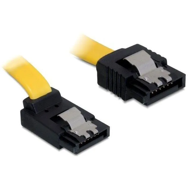 DeLock 7-Pin SATA III - 7-Pin SATA III Cable 20cm Κίτρινο - Image 1
