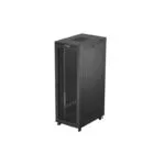 Lanberg Επιδαπέδια Καμπίνα Rack 47U Μαύρο FF01-8247-23BL