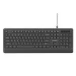 Gembird Slim Wired Backlight Keyboard Black Us Layout