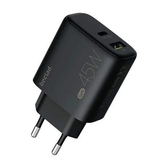 20260505131340_beclad_fortistis_choris_kalodio_me_thyra_usb_a_kai_thyra_usb_c_45w_mayros_be_pt745.jpeg Beclad Φορτιστής Χωρίς Καλώδιο με Θύρα USB-A και Θύρα USB-C 45W Μαύρος (BE-PT745) - Image 1
