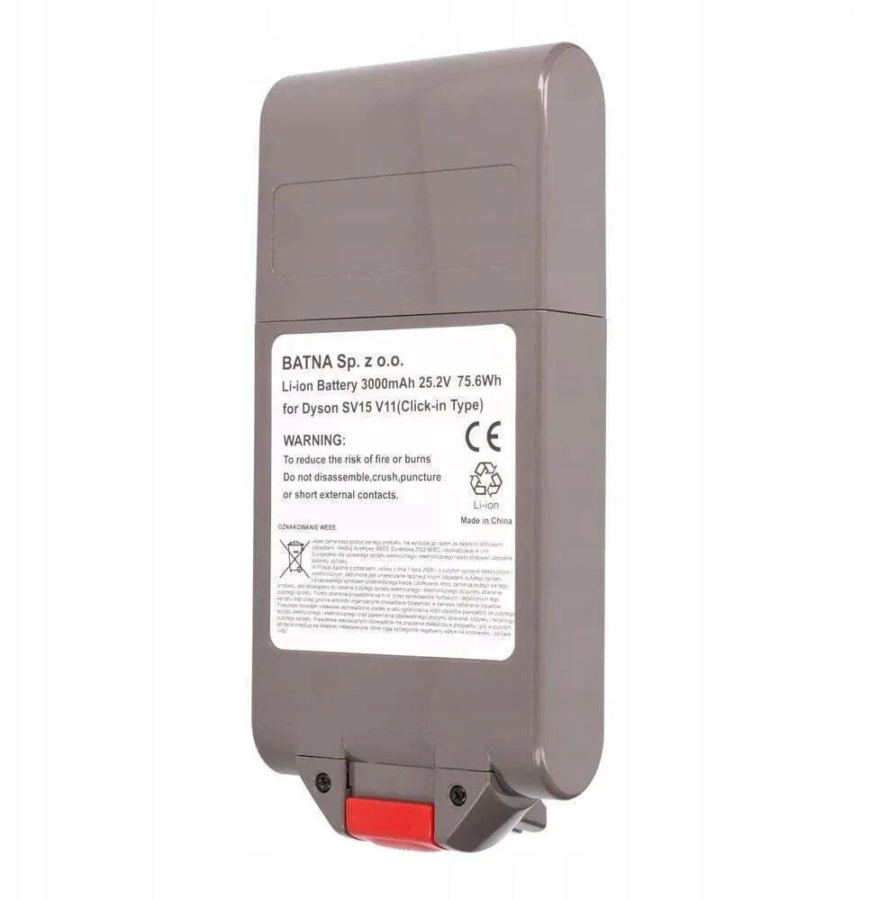 20260505134614_mpataria_syssoreytis_ilektriki_skoupa_dyson_v11_typos_click_25_2v_4000mah.jpeg Μπαταρία Συσσωρευτής Ηλεκτρική Σκούπα Dyson V11 Τύπος Click 25.2v 4000mah - Image 1