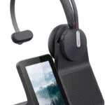 Yealink Yealink Wh64 Mono Headset Wireless Headband Office Call Center Usb Type-c Bluetooth Black