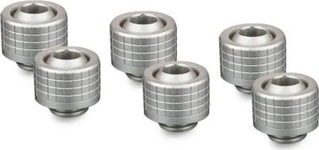 Thermal Grizzly Grizzly Deltamate Fitting Ht13 Pack Of 6 Matt Nickel (tg-dm-fit-6217) Ασημί TG-DM-FIT-6217 - Image 1