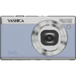 Yashica Tank Compact Φωτογραφική Μηχανή 12MP Οπτικού Ζουμ 8x Μπλε