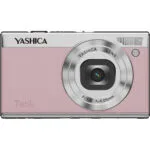 Yashica Tank Compact Φωτογραφική Μηχανή 12MP Οπτικού Ζουμ 8x Ροζ