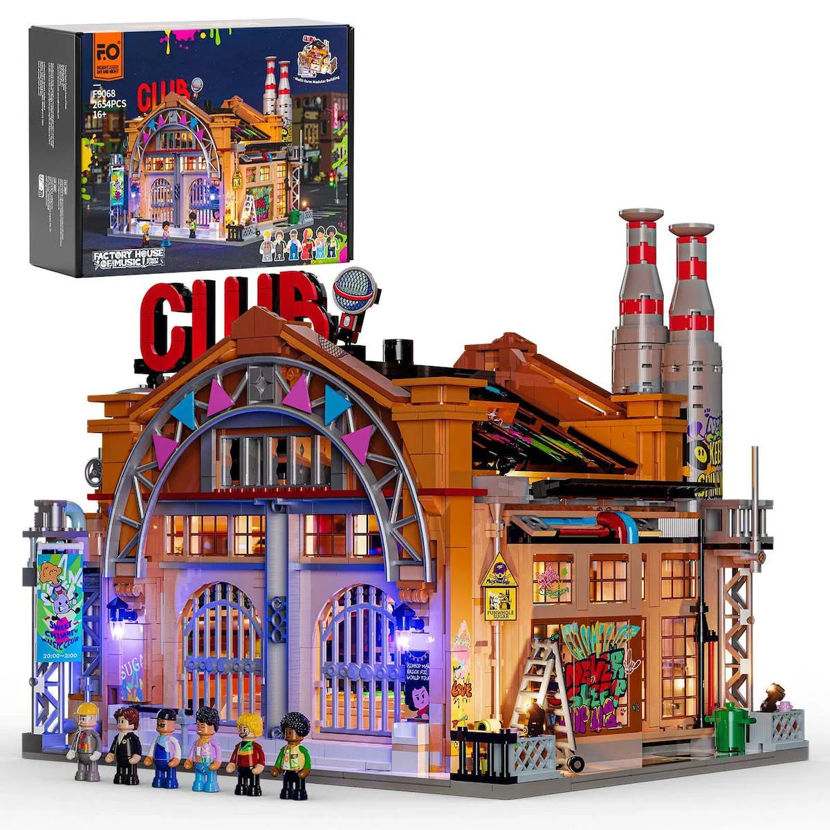 Lumibricks Τουβλάκια Factory House of Music, για 16+ Ετών 2654τμχ F9068 - Image 1