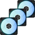 APNX FP1-R 120 Reverse Blade Case Fan (1600rpm / 62.9cfm) με ARGB Φωτισμό και Σύνδεση 4-Pin PWM 3τμχ