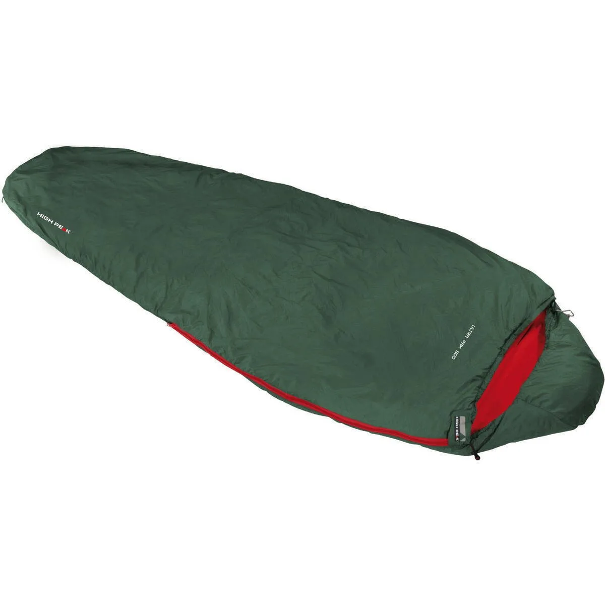 20260506163054_high_peak_sleeping_bag_mono_pak_dark_green_red_23254.jpeg High Peak Sleeping Bag Μονό Pak Dark Green/red 23254 - Image 1