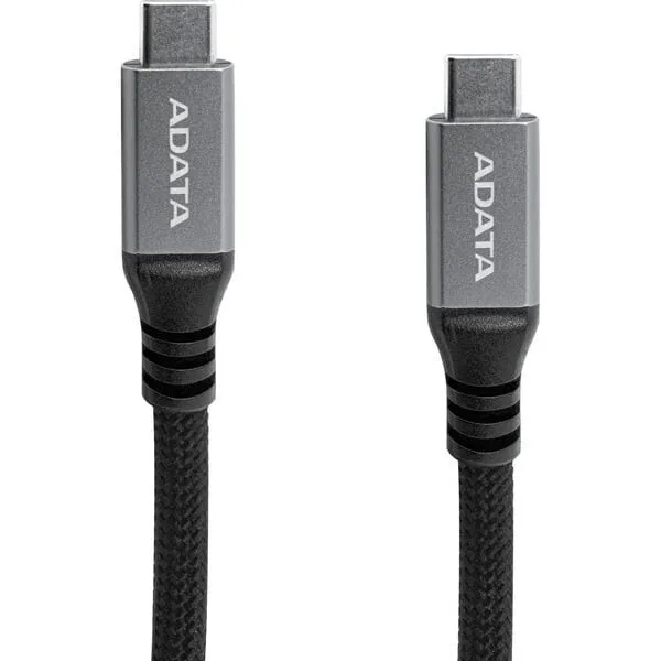 Adata Magnetic USB 2.0 Cable USB-C male - USB-C Μαύρο CACCU3-100W-100AN-BK - Image 1