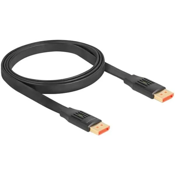 20260507110148_delock_cable_displayport_male_displayport_male_1m_mayro_81005.jpeg DeLock Cable DisplayPort male - DisplayPort male 1m Μαύρο (81005) - Image 1