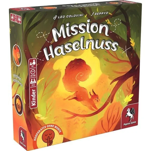20260507111009_epitrapezio_paichnidi_mission_hazelnut_gia_2_5_paiktes_6_eton_66122g_ger_pegasus_spiele.jpeg Επιτραπέζιο Παιχνίδι Mission Hazelnut για 2-5 Παίκτες 6+ Ετών 66122G (GER) Pegasus Spiele - Image 1