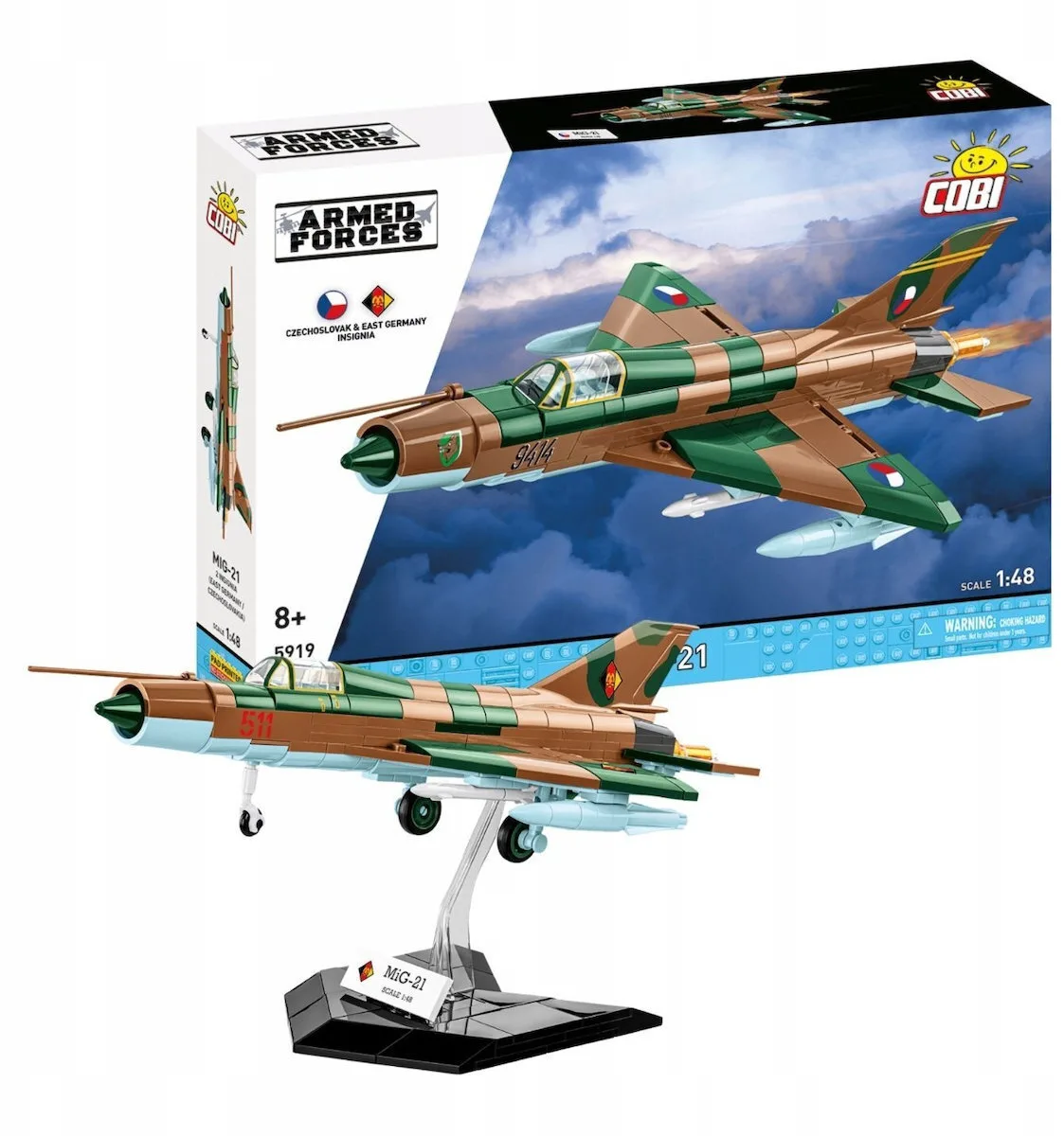 Cobi Τουβλάκια AF MIG-21 για 8+ Ετών 396τμχ COBI-5919 - Image 1