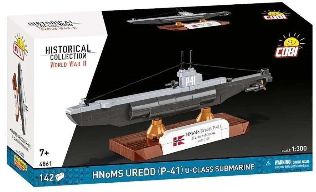 20260507122312_cobi_touvlakia_uredd_p_41_u_class_submarine_gia_7_eton_142tmch_cobi_4861.jpeg Cobi Τουβλάκια Uredd (P-41) U-class Submarine για 7+ Ετών 142τμχ COBI-4861 - Image 1