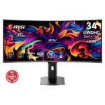 MSI MPG 341CQR X36 Ultrawide QD-OLED HDR Curved Gaming Monitor 34" QHD 3440x1440 360Hz με Χρόνο Απόκρισης 0.03ms GTG