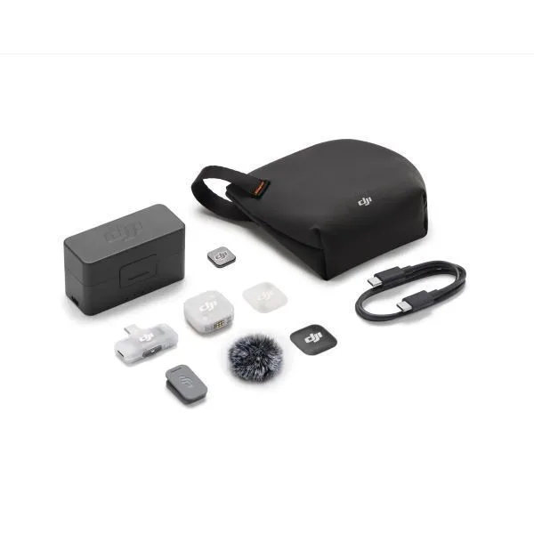 DJI Mic Mini (1 TX + 1 Mobile RX + Charging Case) Σετ Ασύρματο Μικρόφωνο Πέτου Δημοσιογραφικό - Image 1