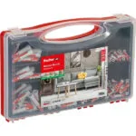 Fischer Meister-box Xl Living Room Dowels Light Grey Red 280 Pieces