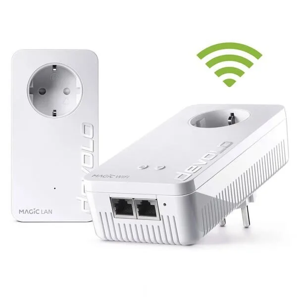 20260507150227_devolo_magic_starter_kit_powerline_diplo_gia_asyrmati_syndesi_kai_2_thyres_ethernet.jpeg Devolo Magic Starter Kit Powerline Διπλό για Ασύρματη Σύνδεση και 2 Θύρες Ethernet - Image 1
