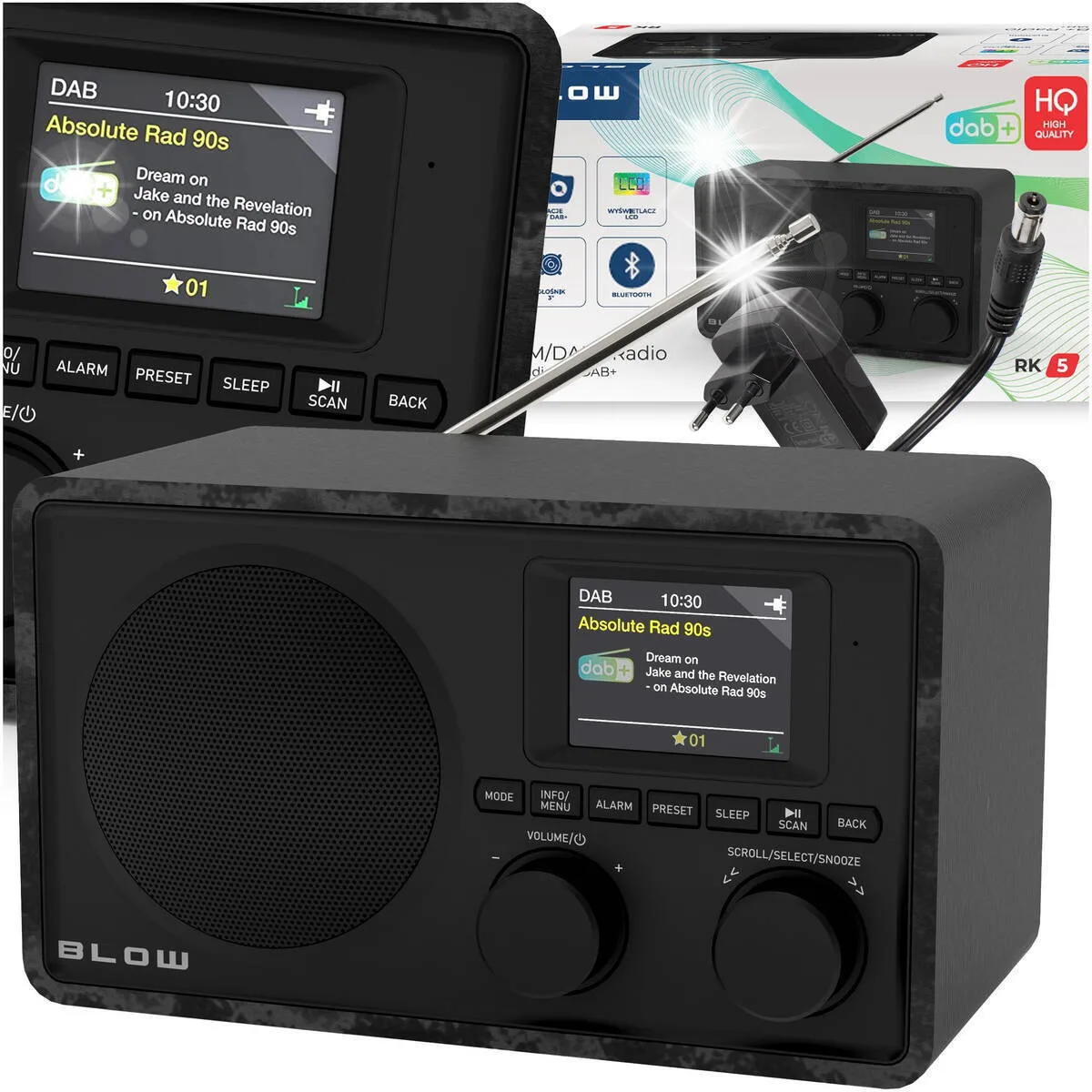 20260507163747_blow_77_576_forito_radiofono_epanafortizomeno_dab_me_bluetooth_mayro.jpeg Blow 77-576 Φορητό Ραδιόφωνο Επαναφορτιζόμενο DAB+ με Bluetooth Μαύρο - Image 1