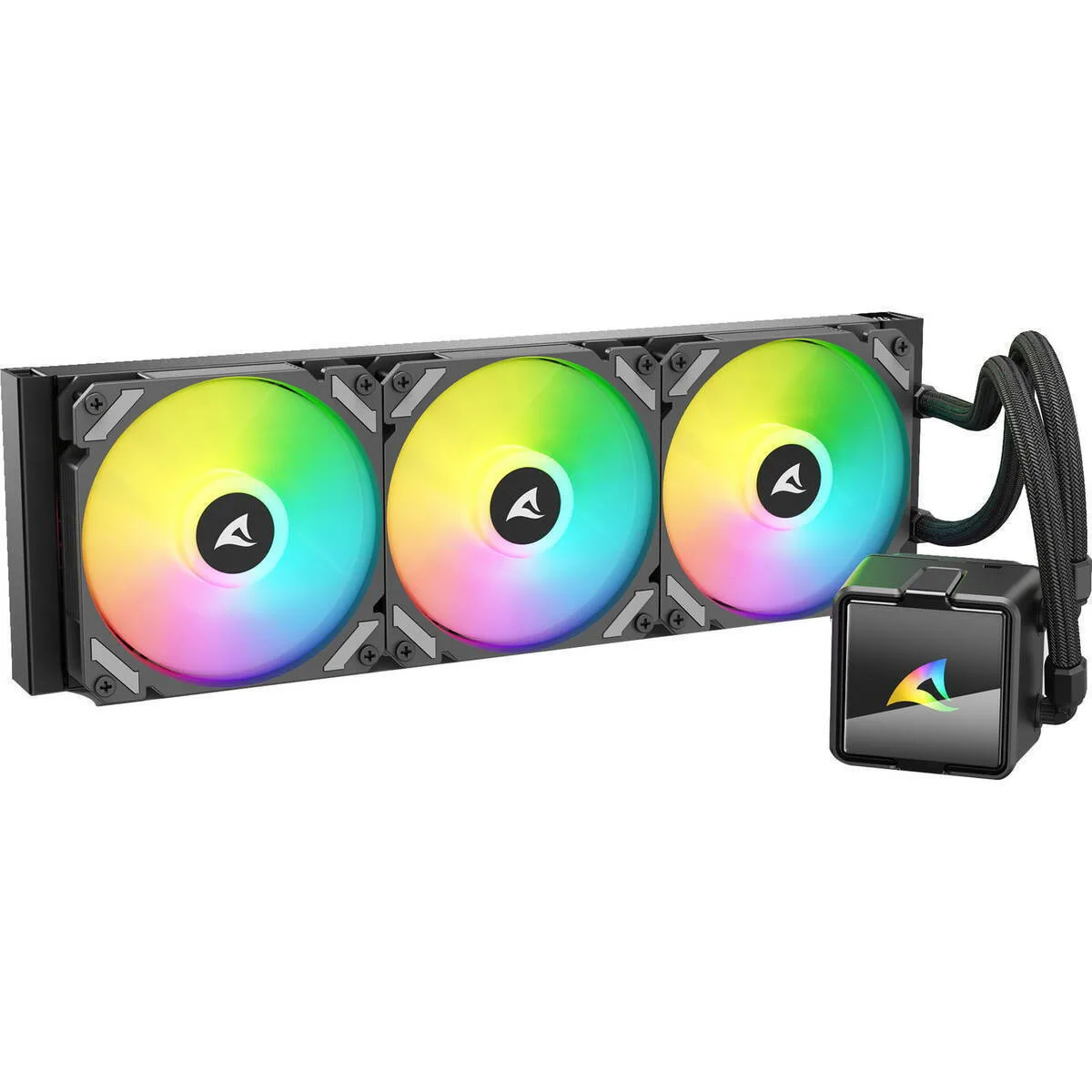 Sharkoon S60 Υδρόψυξη AIO CPU με 3 Ανεμιστήρες 120mm και ARGB Φωτισμό - Image 1